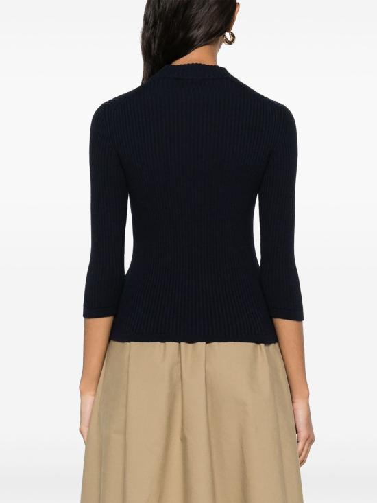 25SS 미우미우 스웨터 MMR438 15Z9F0008 Blue - MIU MIU