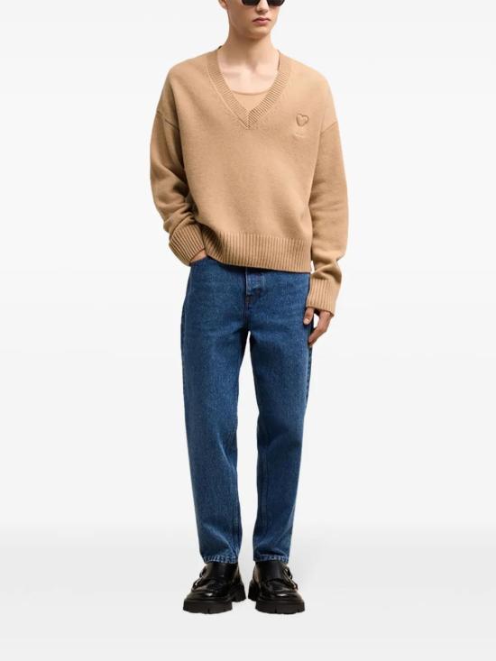  아미 스웨터 H24UKS244KN0028 beige - AMI