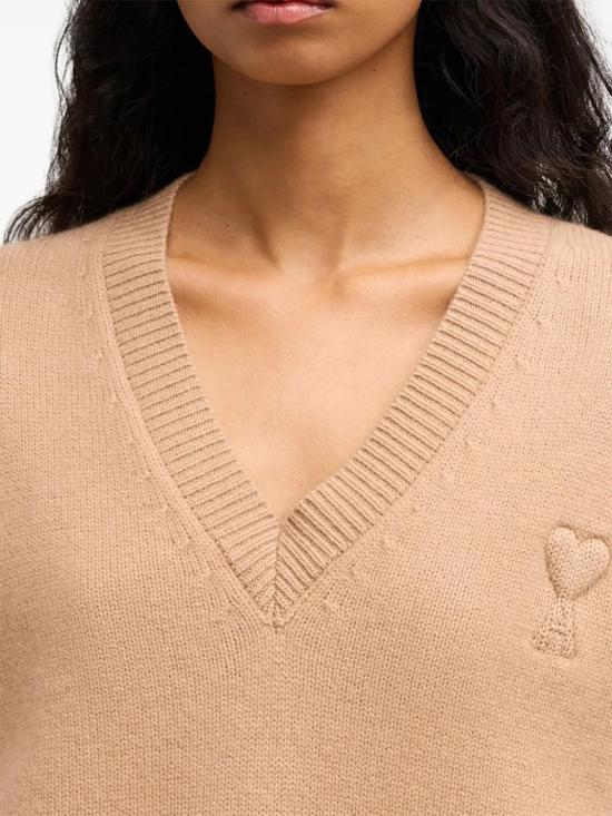  아미 스웨터 H24UKS244KN0028 beige - AMI