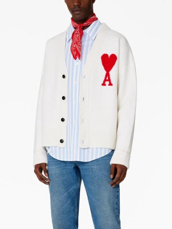  아미 셔츠 USH125CO0013 white - AMI