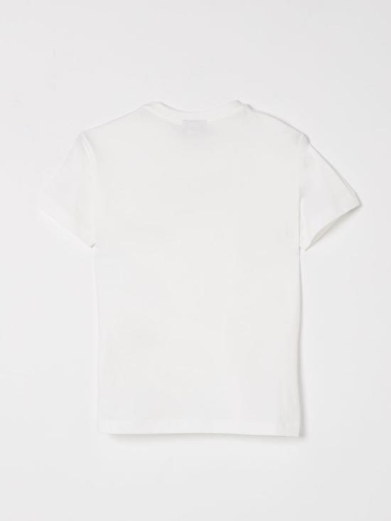 25FW [키즈] 펜디 티셔츠 JUI1747AJ F0TU9 White - FENDI