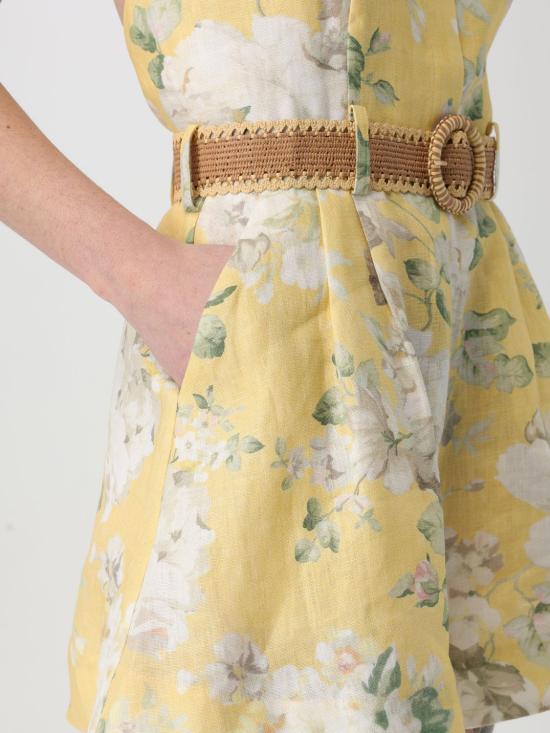 25SS 짐머만 숏 원피스 3117YRS252 YFL Yellow - ZIMMERMANN