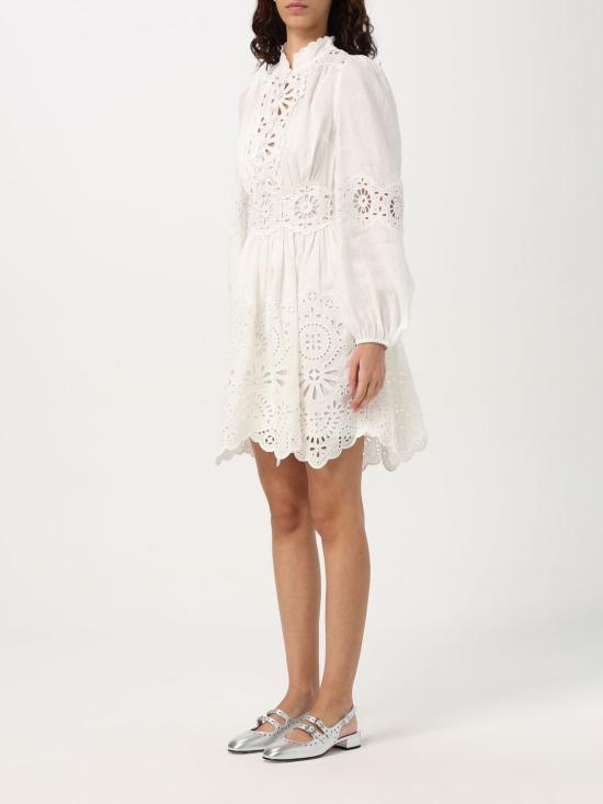 25FW 짐머만 롱 원피스 0981DRS252 IVO White - ZIMMERMANN