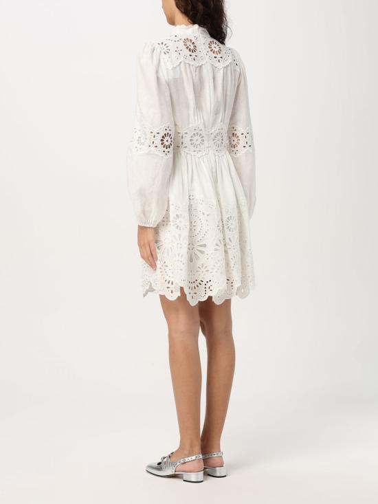 25FW 짐머만 롱 원피스 0981DRS252 IVO White - ZIMMERMANN