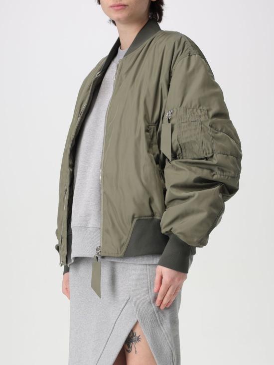 25FW 디 아티코 봄버 자켓 250WCB00070PLL001AA 828 Kaki - THE ATTICO