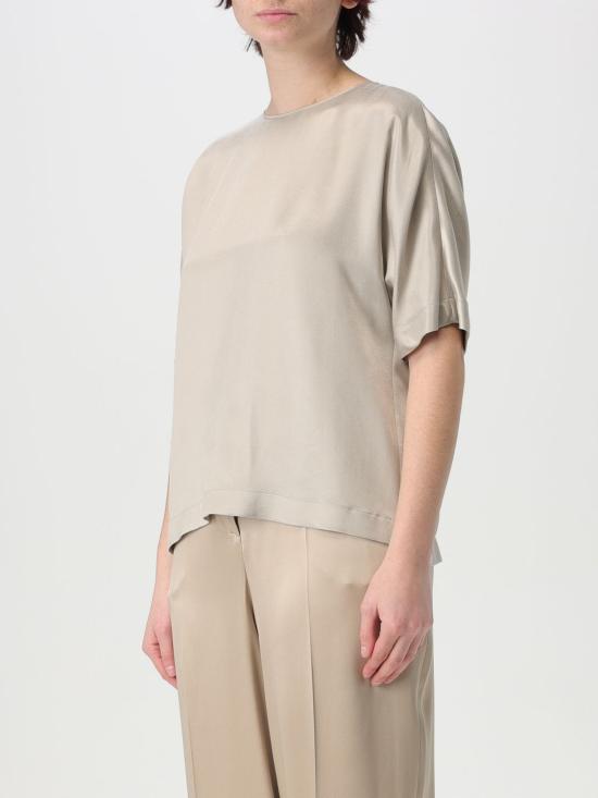 25FW 조르지오 아르마니 반팔 티셔츠 GW000790TE13750 U8003 Grey - GIORGIO ARMANI