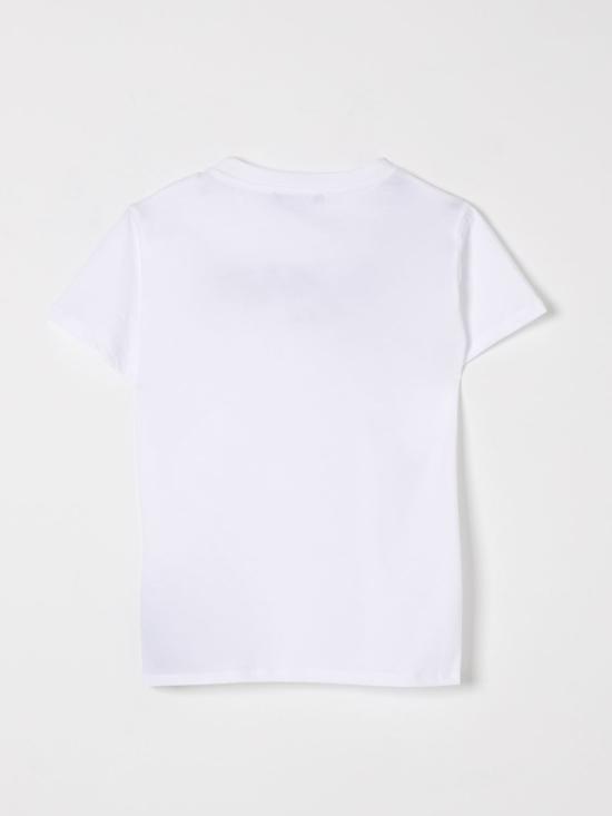 25FW [키즈] 발망 티셔츠 BW8A21Z0116 100OR White - BALMAIN