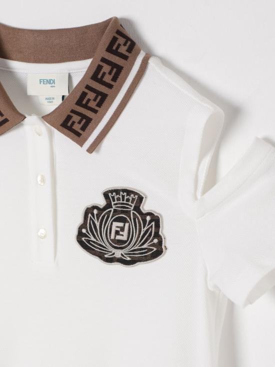 25SS [키즈] 펜디 원피스 JFB752AVP F0TU9 White - FENDI