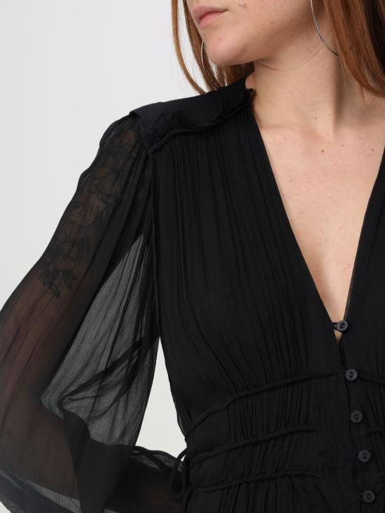 25SS 이자벨마랑에뚜왈 롱 원피스 RO0668FAC1J07E 01BK Black - ISABEL MARANT ETOILE