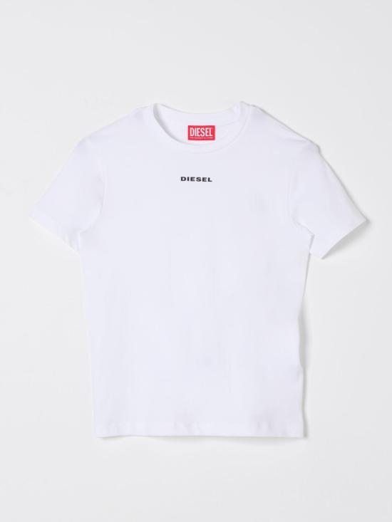 25FW [키즈] 디젤 티셔츠 J02078KYATR K100 White