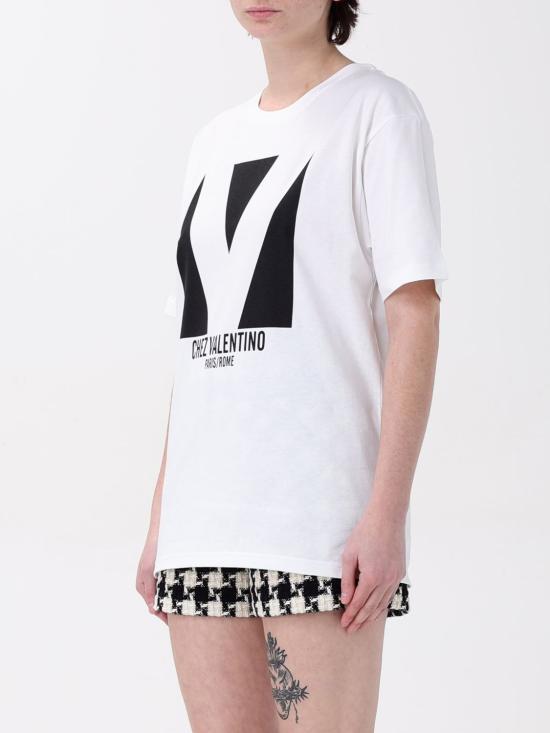 25FW 발렌티노 가라바니 반팔 티셔츠 6B3MG24H95W A03 White - VALENTINO GARAVANI