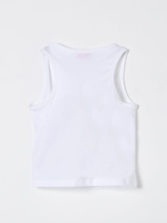 25FW [키즈] 디젤 탑 J022380GRAI K100 White - DIESEL