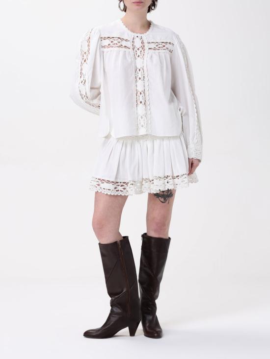 25SS 이자벨마랑에뚜왈 탑 HT0581FAC1J14E 20WH White - ISABEL MARANT ETOILE