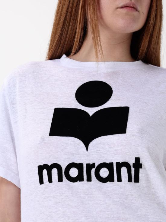 25SS 이자벨마랑에뚜왈 반팔 티셔츠 TS0001FBA1N09E 20WH White - ISABEL MARANT ETOILE