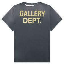  갤러리 디파트먼트 반팔 티셔츠 GGT10005 BLCK DOM - GALLERY DEPT