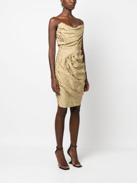  비비안웨스트우드 숏 원피스 1101031XW00LASW gold - VIVIENNE WESTWOOD