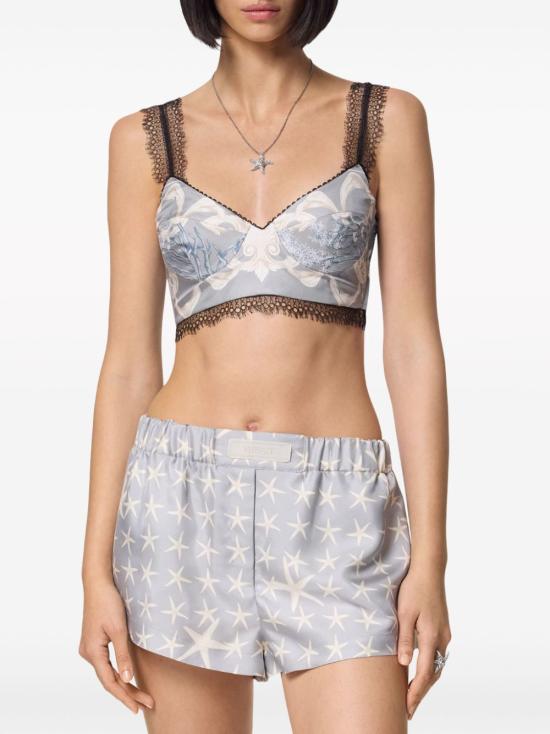  베르사체 민소매 티셔츠 10013471A11526 ice - VERSACE