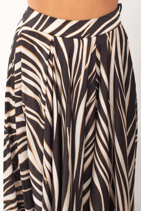  바빌론 롱 스커트 VS00603 MULTICOLOR Black White - BABYLON