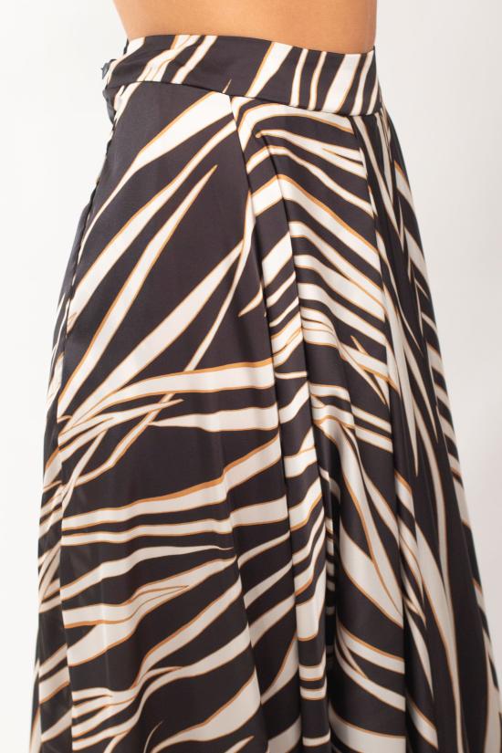  바빌론 롱 스커트 VS00603 MULTICOLOR Black White - BABYLON