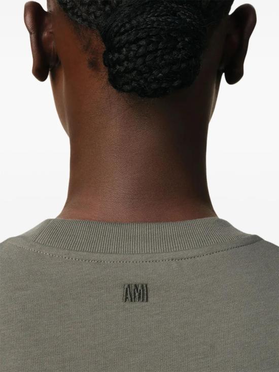  아미 반팔 티셔츠 E25UTS074726 grey - AMI