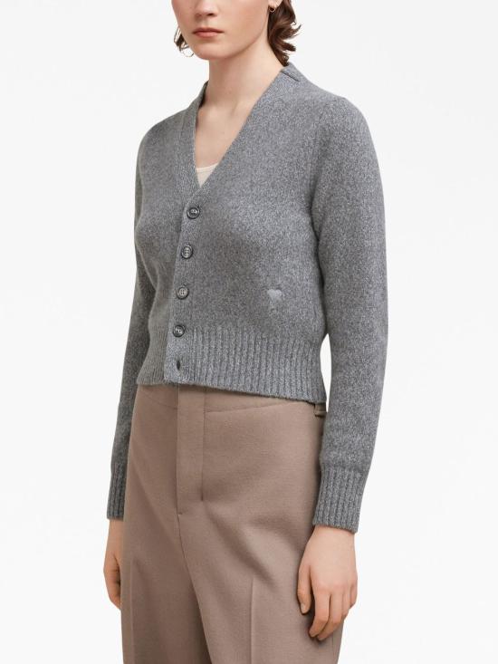  아미 가디건 H23FKC127005 grey - AMI