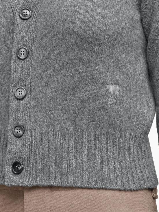  아미 가디건 H23FKC127005 grey - AMI