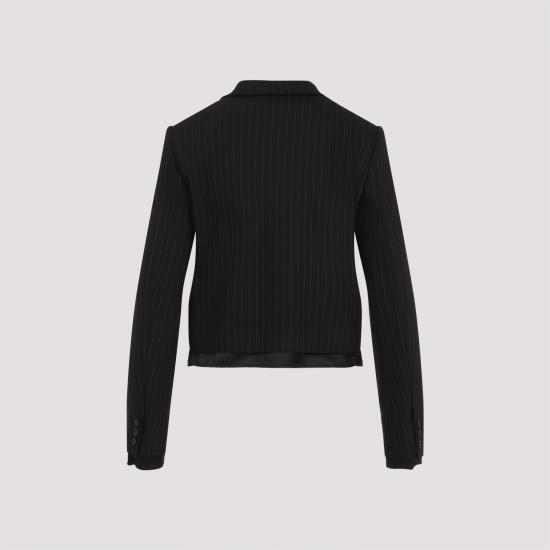 25SS 미우미우 자켓 MH1783SOOO16FA F0002 BLACK - MIU MIU