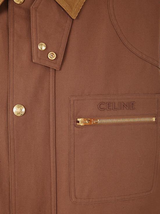  셀린느 자켓 2W666365P19BR BROWN - CELINE