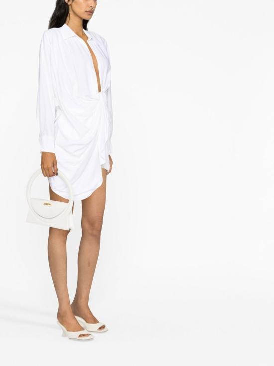  자크뮈스 미디 원피스 21H213DR0091020 100 WHITE - JACQUEMUS