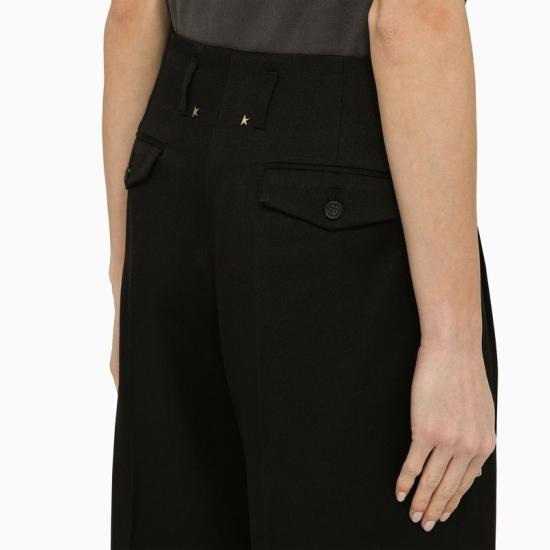  골든구스 스트레이트 팬츠 GWP01203P00154690100 BLACK - GOLDEN GOOSE