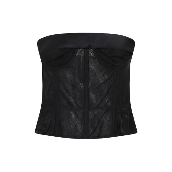 22FW 마르지엘라 민소매 티셔츠 SI0NT0001S60416 BLACK