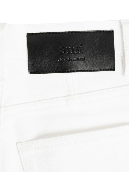  아미 데님 팬츠 FTR610 CO0038168 White - AMI
