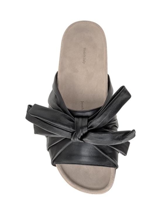 25SS JW앤더슨 뮬/슬리퍼 SN0096LA0161 999 Black - JW ANDERSON