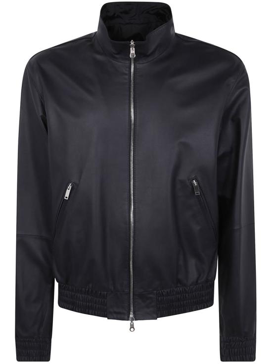 25SS 데사 가죽 자켓 K14482 Black