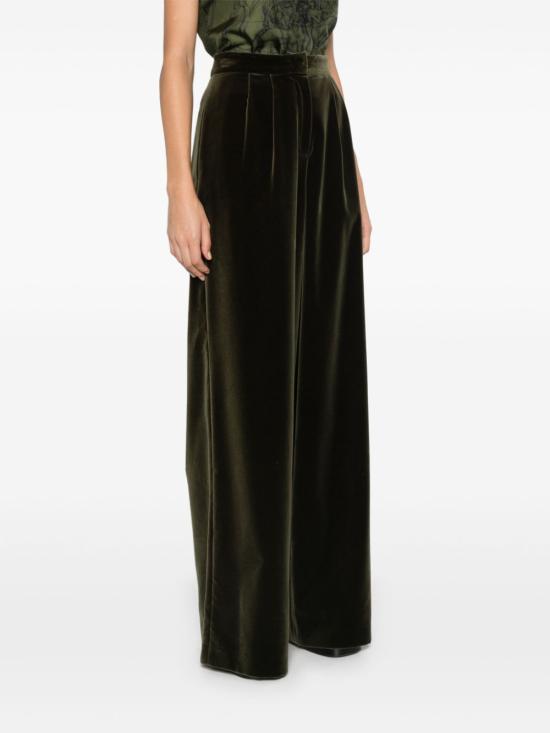  파비아나 필리피 수트 팬츠 PAD224F832D7630000 dark green - FABIANA FILIPPI