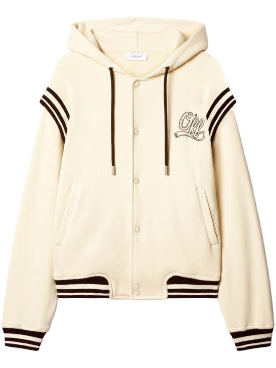 25SS 오프화이트 후드 티셔츠 OMEK003S25JER001 00 WHITE