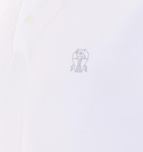 26SS 브루넬로 쿠치넬리 폴로 티셔츠 ME8548788CK640 WHITE - BRUNELLO CUCINELLI