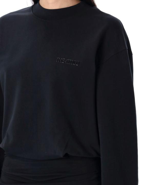 25SS 디 아티코 숏 원피스 25P250WCA00393JJF006 100 Black - THE ATTICO