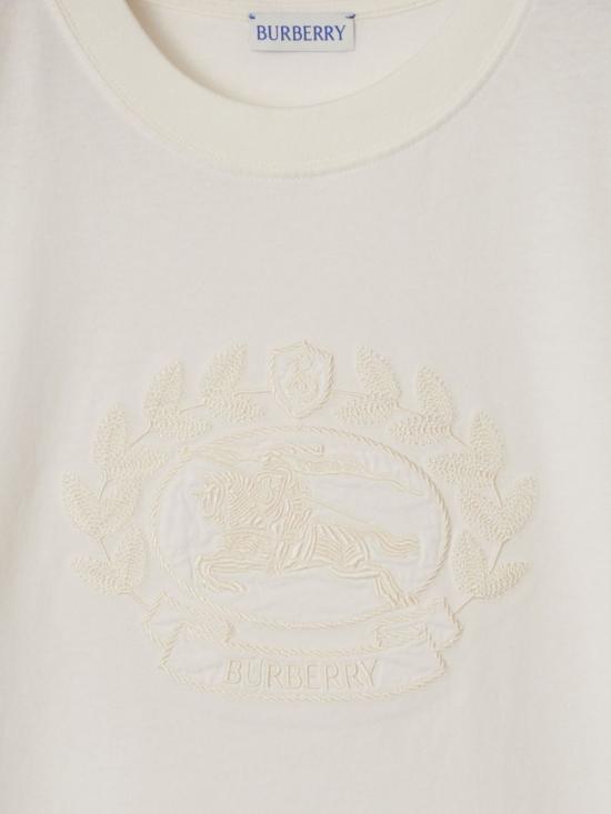  버버리 반팔 티셔츠 8093651 beige - BURBERRY
