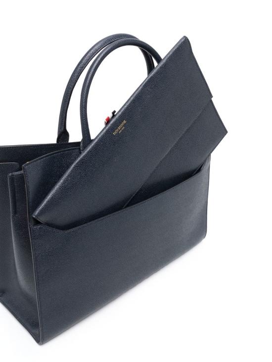  톰브라운 토트백 MAG228A00198 navy - THOM BROWNE