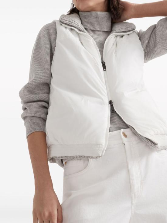  브루넬로 쿠치넬리 베스트 M52570006CHA07 grey - BRUNELLO CUCINELLI