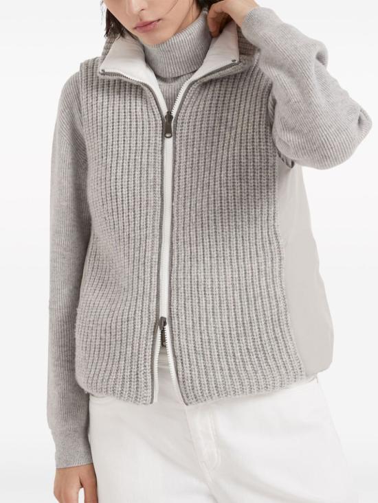  브루넬로 쿠치넬리 베스트 M52570006CHA07 grey - BRUNELLO CUCINELLI