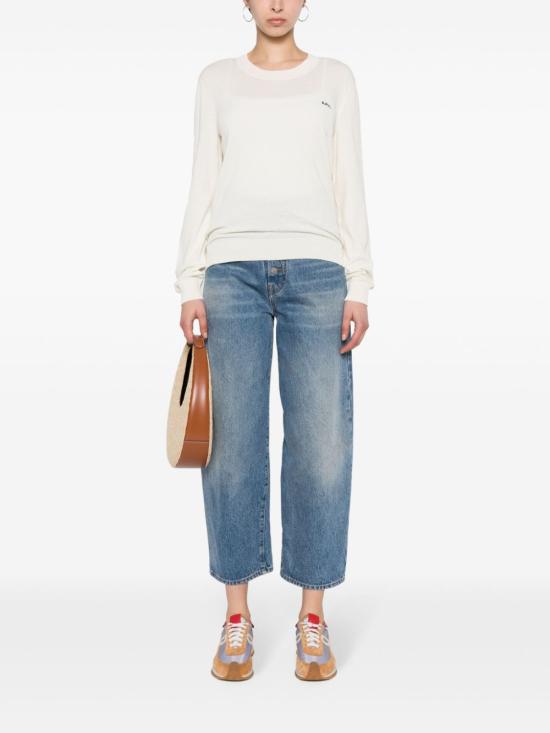  아페쎄 스웨터 COEZJF23294 ecru - A.P.C.