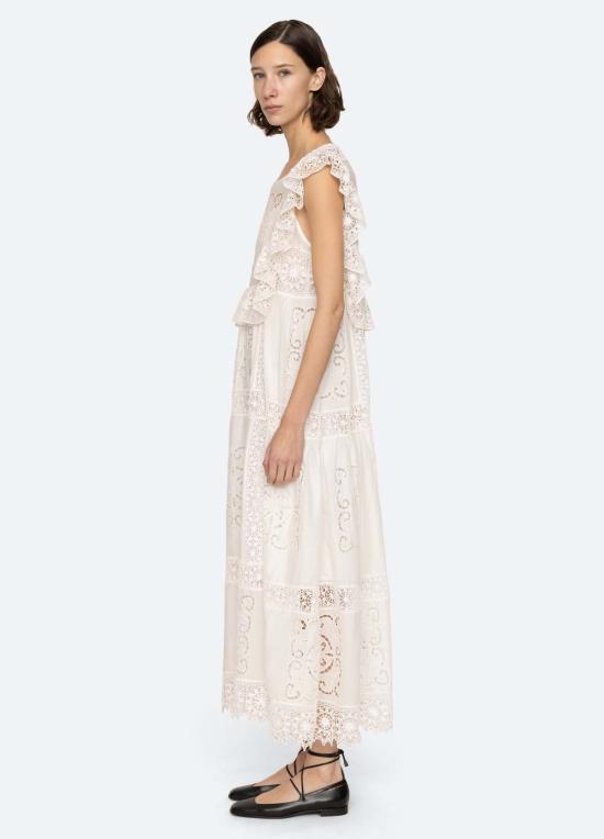  씨뉴욕 롱 원피스 Sea Ny Dahlia 드레스 펄 - SEA NY