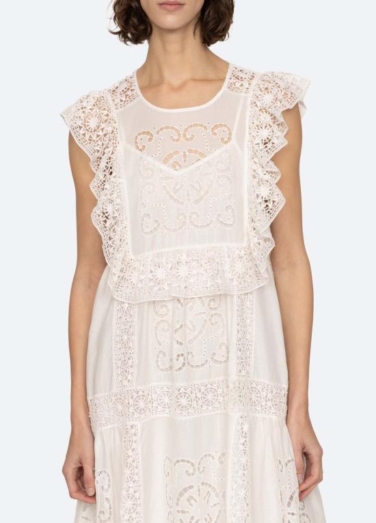  씨뉴욕 롱 원피스 Sea Ny Dahlia 드레스 펄 - SEA NY