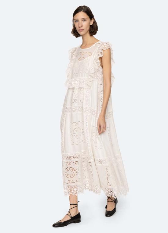  씨뉴욕 롱 원피스 Sea Ny Dahlia 드레스 펄 - SEA NY