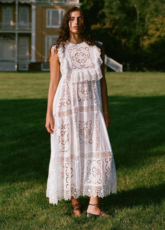  씨뉴욕 롱 원피스 Sea Ny Dahlia 드레스 펄