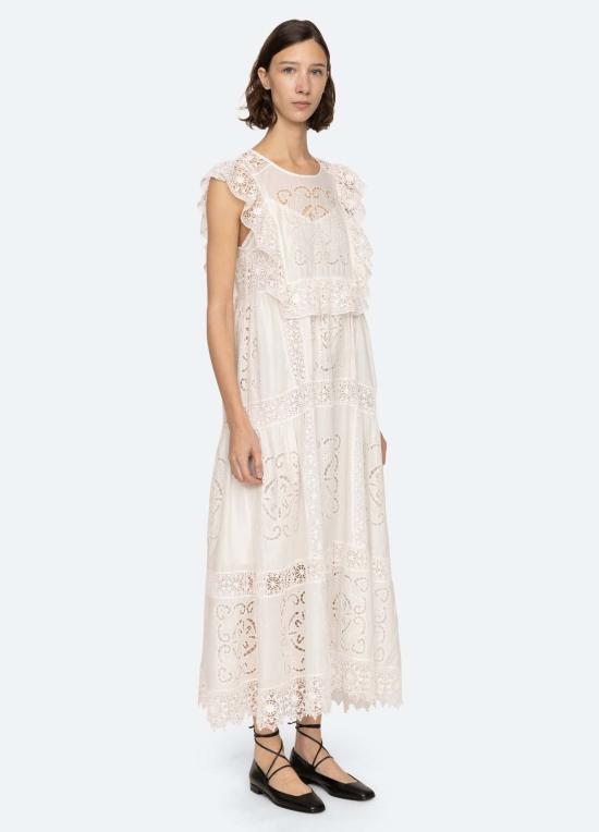  씨뉴욕 롱 원피스 Sea Ny Dahlia 드레스 펄 - SEA NY