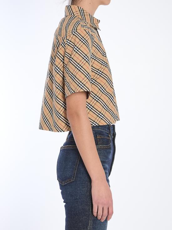 25SS 버버리 크롭 셔츠 8106190 BEIGE - BURBERRY