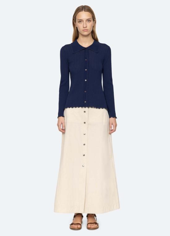  씨뉴욕 가디건 씨니에비 카디건 네이비 - SEA NY